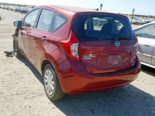 3N1CE2CP4GL373271 - 2016 NISSAN VERSA NOTE BURGUNDY photo 3