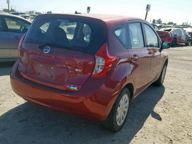 3N1CE2CP4GL373271 - 2016 NISSAN VERSA NOTE BURGUNDY photo 4