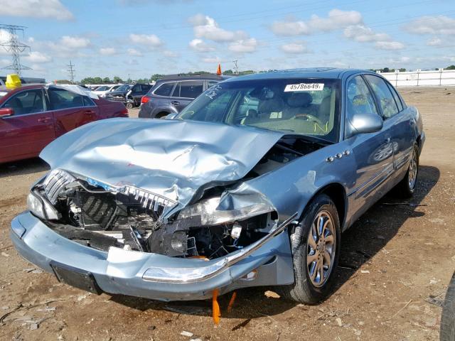 1G4CU541634183754 - 2003 BUICK PARK AVENU BLUE photo 2