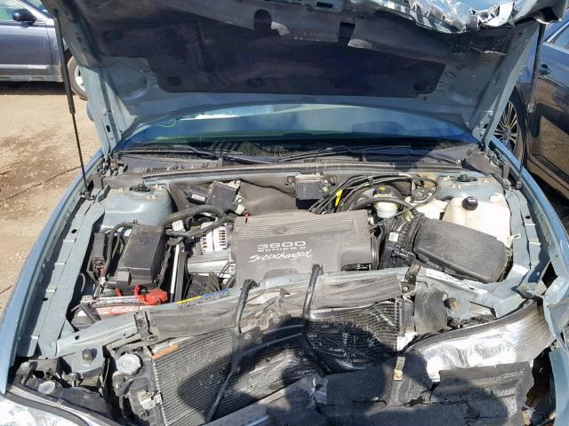 1G4CU541634183754 - 2003 BUICK PARK AVENU BLUE photo 7