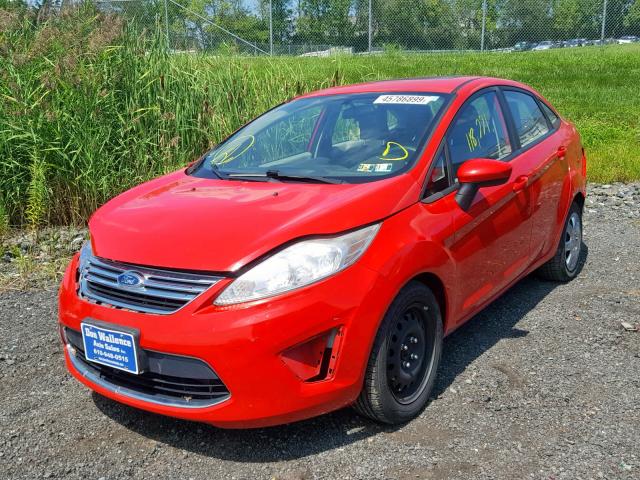 3FADP4BJ6CM110326 - 2012 FORD FIESTA SE RED photo 2