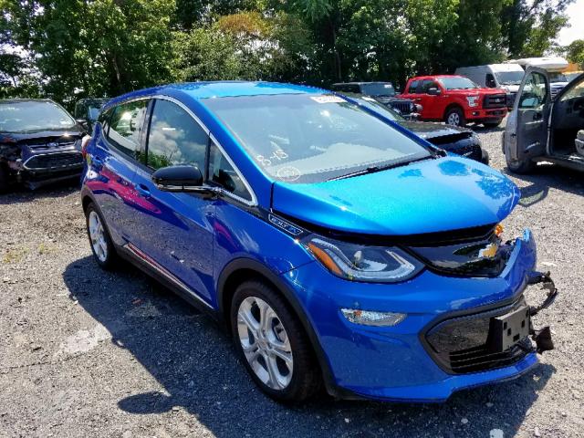 1G1FY6S06K4105780 - 2019 CHEVROLET BOLT EV LT BLUE photo 1