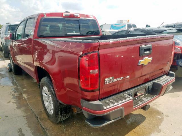 1GCGSCEN9J1173803 - 2018 CHEVROLET COLORADO L RED photo 3