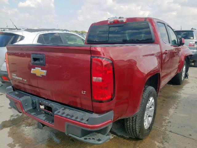 1GCGSCEN9J1173803 - 2018 CHEVROLET COLORADO L RED photo 4