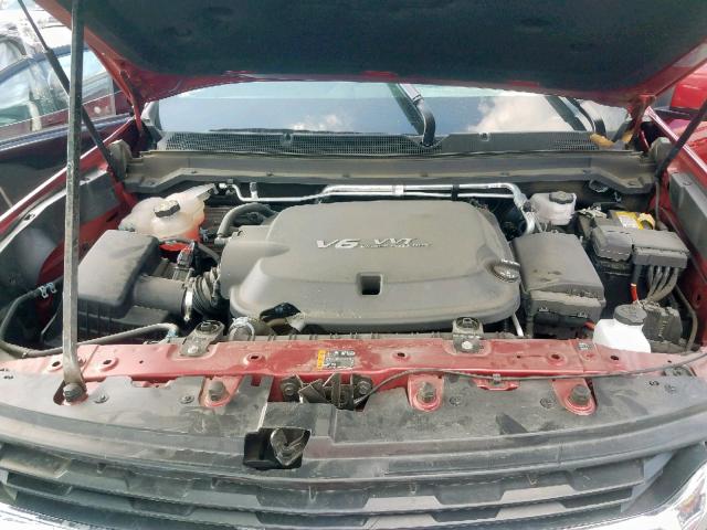 1GCGSCEN9J1173803 - 2018 CHEVROLET COLORADO L RED photo 7