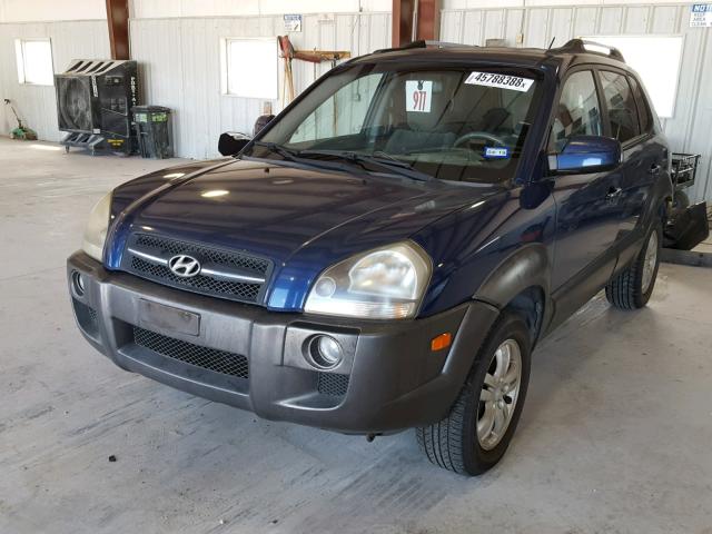 KM8JN12D77U639826 - 2007 HYUNDAI TUCSON SE BLUE photo 2