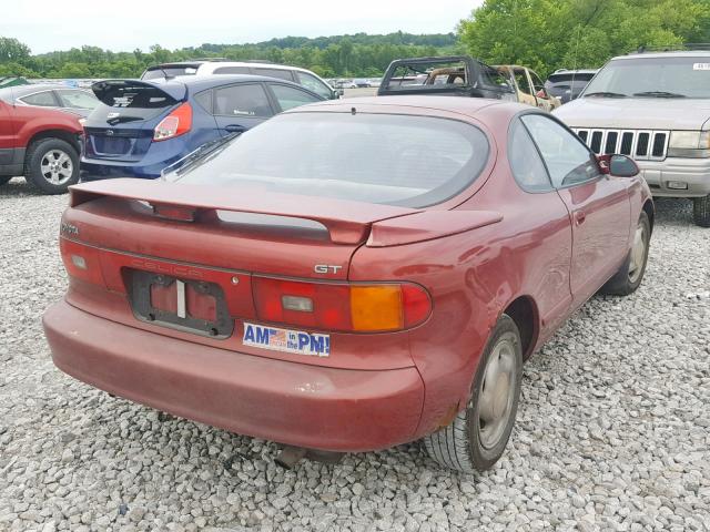 JT2ST87N2L0052971 - 1990 TOYOTA CELICA GT RED photo 4