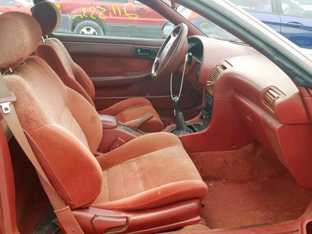 JT2ST87N2L0052971 - 1990 TOYOTA CELICA GT RED photo 5