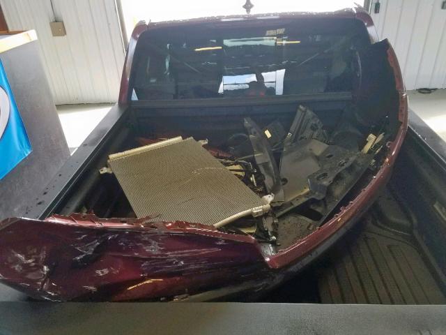 5FPYK3F62KB005934 - 2019 HONDA RIDGELINE MAROON photo 9