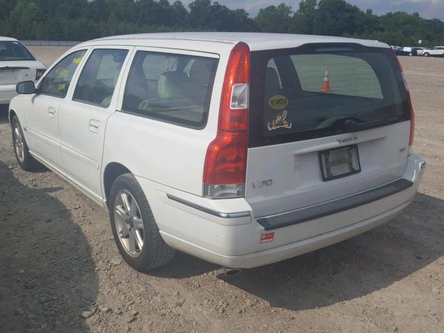 YV1SW592552518023 - 2005 VOLVO V70 FWD WHITE photo 3