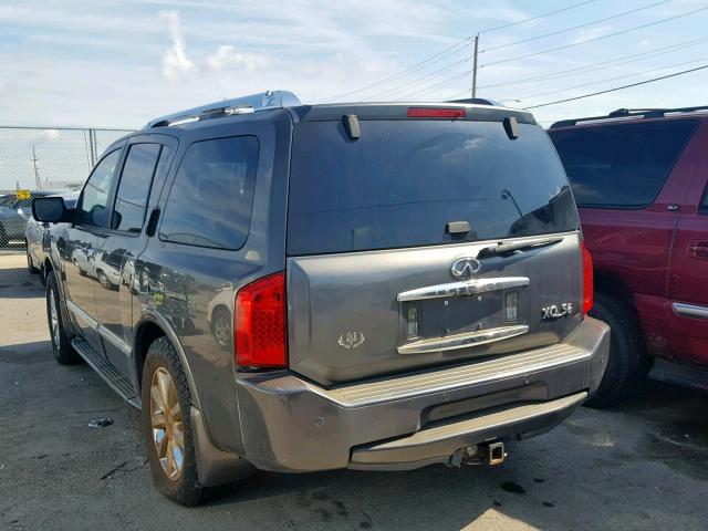 5N3AA08C18N914341 - 2008 INFINITI QX56 GRAY photo 3