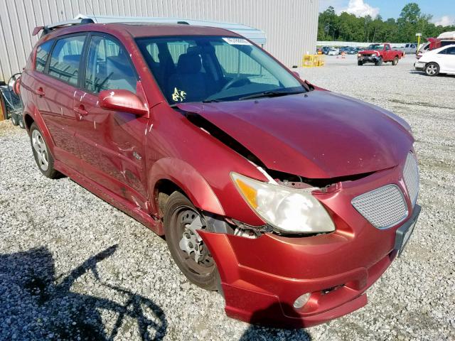 5Y2SL63895Z444596 - 2005 PONTIAC VIBE RED photo 1