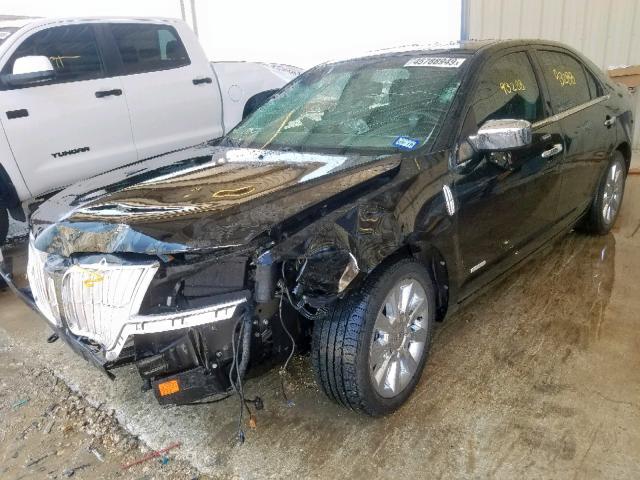 3LNDL2L32CR805024 - 2012 LINCOLN MKZ HYBRID BLACK photo 2