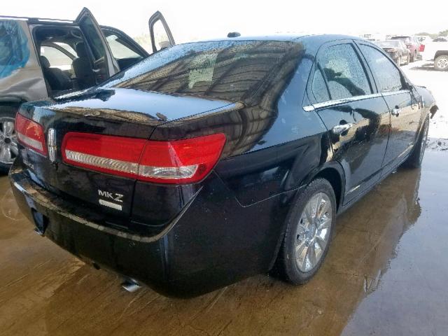 3LNDL2L32CR805024 - 2012 LINCOLN MKZ HYBRID BLACK photo 4