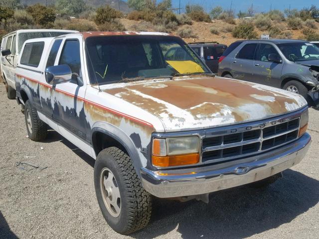 1B7GG23Y6PS291660 - 1993 DODGE DAKOTA WHITE photo 1