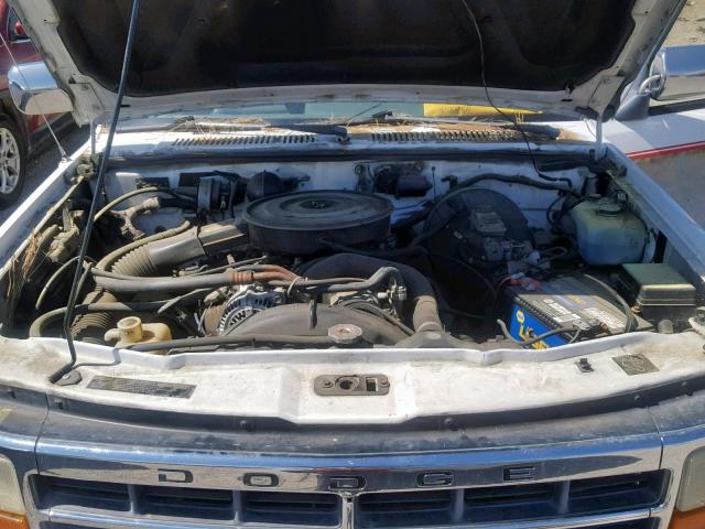 1B7GG23Y6PS291660 - 1993 DODGE DAKOTA WHITE photo 7