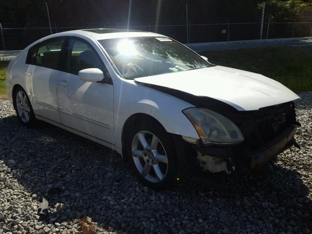 1N4BA41E15C808229 - 2005 NISSAN MAXIMA SE WHITE photo 1