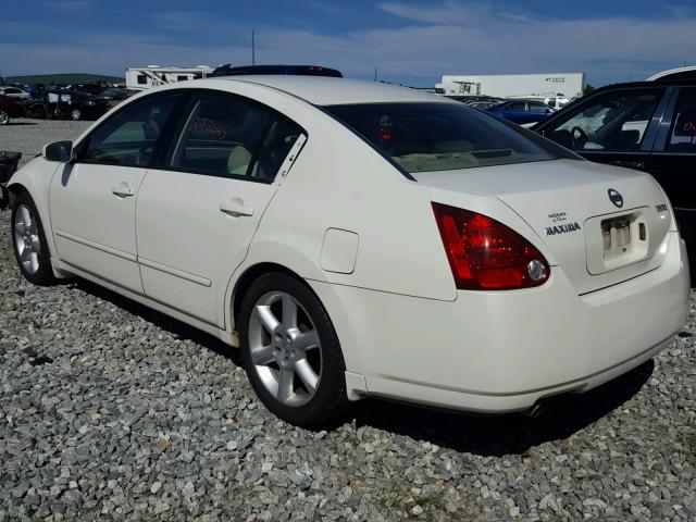 1N4BA41E15C808229 - 2005 NISSAN MAXIMA SE WHITE photo 3