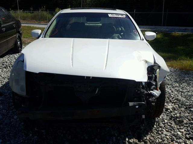 1N4BA41E15C808229 - 2005 NISSAN MAXIMA SE WHITE photo 9