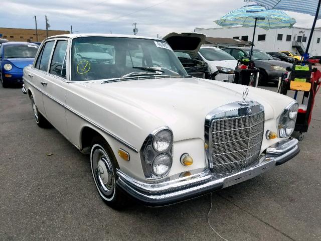 10801210072180 - 1968 MERCEDES-BENZ 250S WHITE photo 1