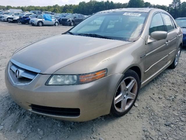 19UUA66276A013438 - 2006 ACURA 3.2TL GOLD photo 2