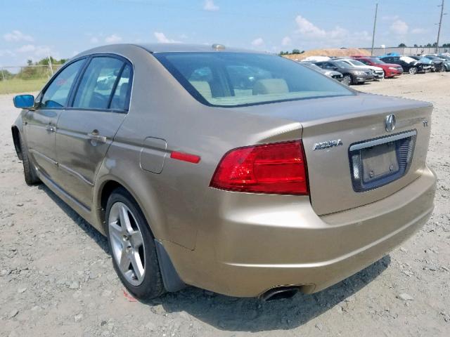 19UUA66276A013438 - 2006 ACURA 3.2TL GOLD photo 3