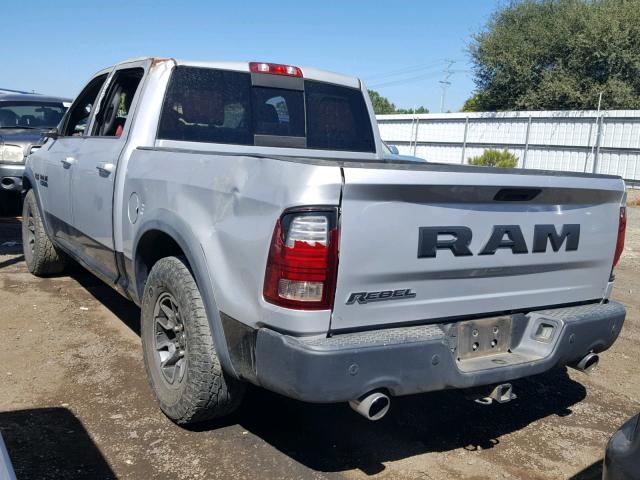 1C6RR6YT6FS749906 - 2015 RAM 1500 REBEL ვერცხლისფერი ფოტო 3