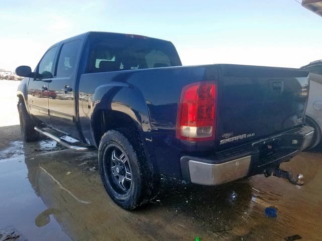 3GTEC13JX8G283246 - 2008 GMC SIERRA C15 BLUE photo 3