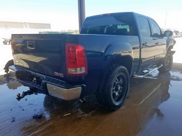 3GTEC13JX8G283246 - 2008 GMC SIERRA C15 BLUE photo 4