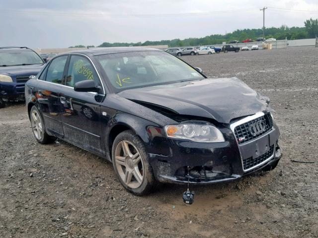 WAUDF78E98A112811 - 2008 AUDI A4 2.0T QU BLACK photo 1