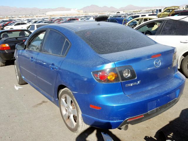 JM1BK123151342946 - 2005 MAZDA 3 S BLUE photo 3