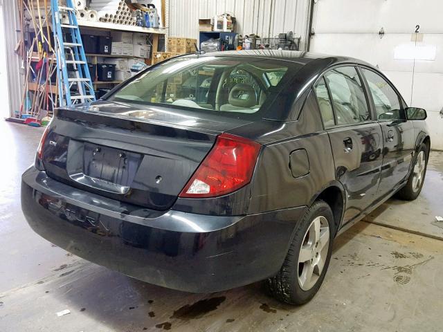 1G8AL58F67Z174320 - 2007 SATURN ION LEVEL BLACK photo 4