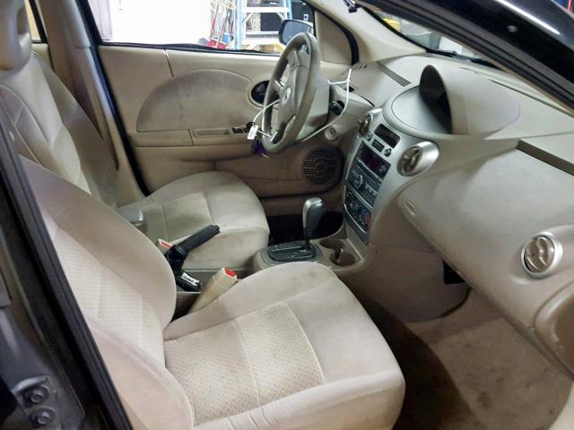 1G8AL58F67Z174320 - 2007 SATURN ION LEVEL BLACK photo 5