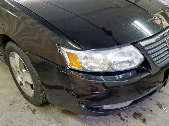 1G8AL58F67Z174320 - 2007 SATURN ION LEVEL BLACK photo 9
