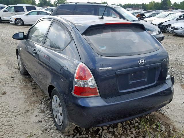 KMHCM36C78U090932 - 2008 HYUNDAI ACCENT GS GRAY photo 3