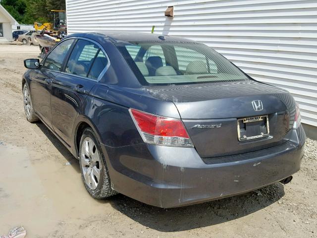 1HGCP2F82AA034083 - 2010 HONDA ACCORD EXL GRAY photo 3