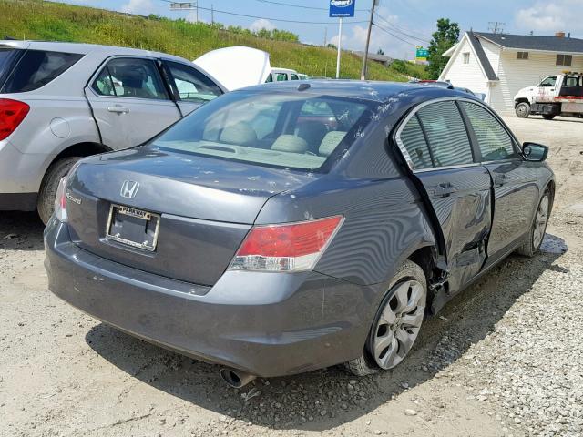 1HGCP2F82AA034083 - 2010 HONDA ACCORD EXL GRAY photo 4