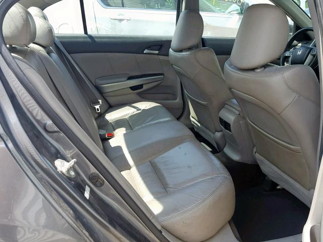 1HGCP2F82AA034083 - 2010 HONDA ACCORD EXL GRAY photo 6