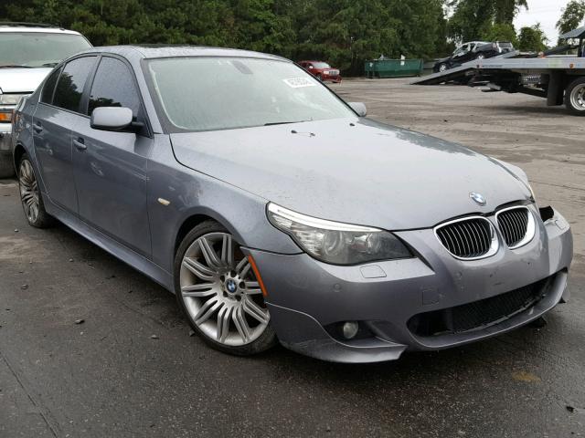 WBANW53558CT52071 - 2008 BMW 550 I GRAY photo 1