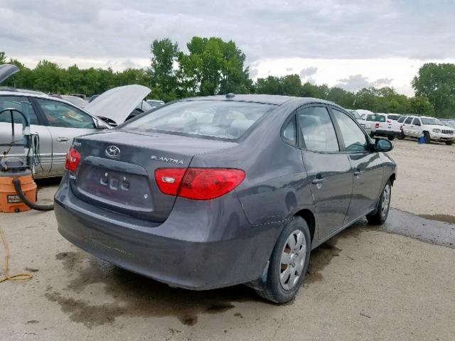 KMHDU46D28U459599 - 2008 HYUNDAI ELANTRA GLS  photo 4