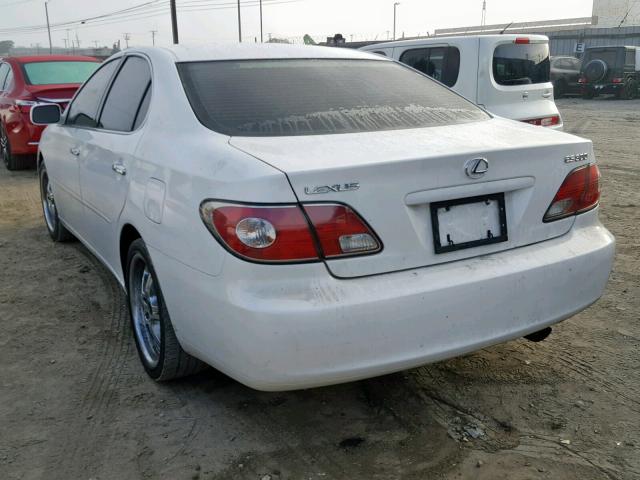 JTHBF30G930097403 - 2003 LEXUS ES 300 WHITE photo 3