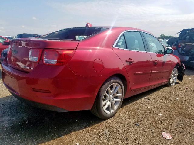 1G11C5SL2EF112456 - 2014 CHEVROLET MALIBU 1LT RED photo 4