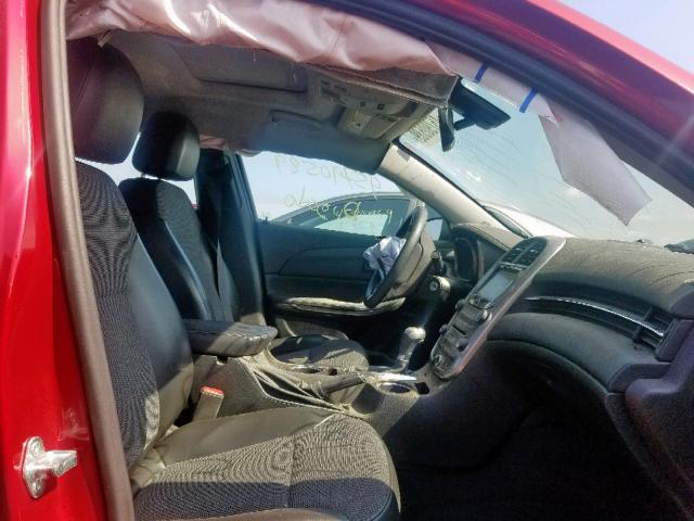 1G11C5SL2EF112456 - 2014 CHEVROLET MALIBU 1LT RED photo 5