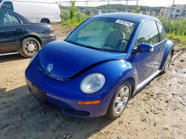 3VWRW31C07M503032 - 2007 VOLKSWAGEN NEW BEETLE Blau Foto 2