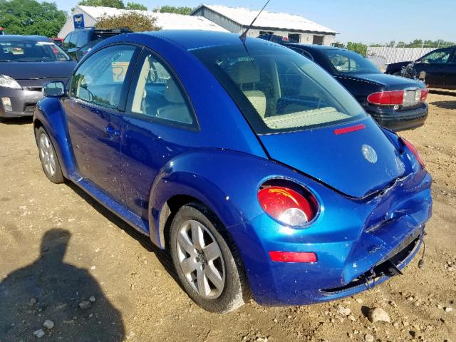 3VWRW31C07M503032 - 2007 VOLKSWAGEN NEW BEETLE Blau Foto 3