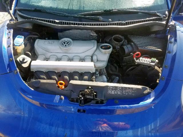 3VWRW31C07M503032 - 2007 VOLKSWAGEN NEW BEETLE Blau Foto 7
