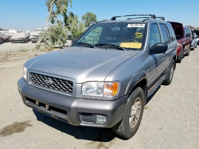 JN8AR07Y5YW431131 - 2000 NISSAN PATHFINDER SILVER photo 2