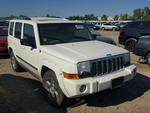 1J8HG58N46C285605 - 2006 JEEP COMMANDER WHITE photo 1