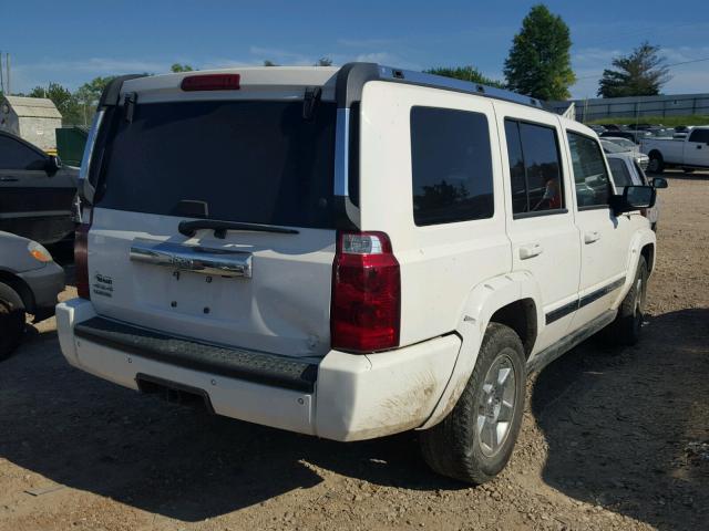 1J8HG58N46C285605 - 2006 JEEP COMMANDER WHITE photo 4