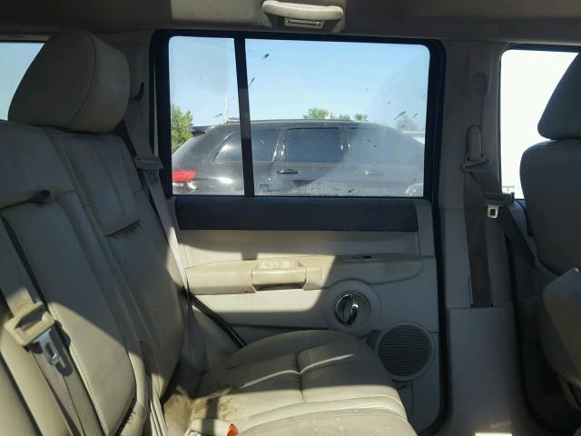 1J8HG58N46C285605 - 2006 JEEP COMMANDER WHITE photo 6